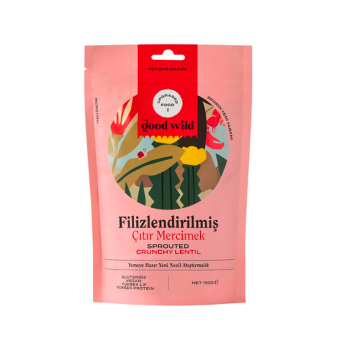 THE GOOD WILD Filizlendirilmiş Çıtır Mercimek 150g