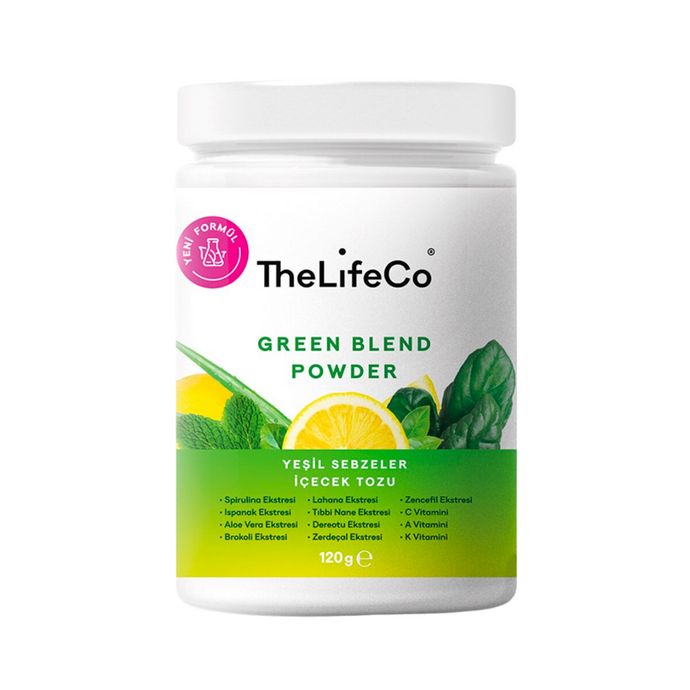 THELİFECO Yeşil Sebzeler İçecek Tozu 120g