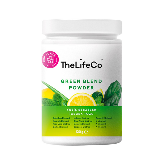 TheLifeCo Yeşil Sebzeler İçecek Tozu 120g