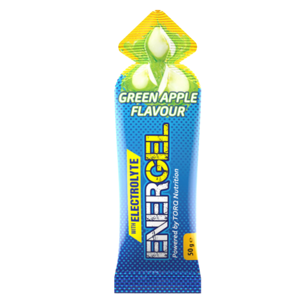 TORQ NUTRİTİON Energel with Electrolyte Enerji ve Performans Jeli Yeşil Elma 50g