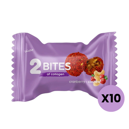 UNİQ2GO 2 Bites Yüksek-Kolajen 16g X 10 Adet