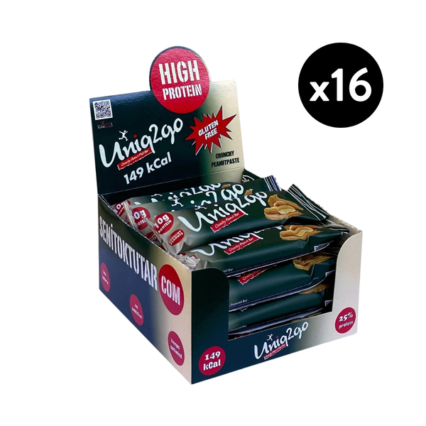 UNİQ2GO Fıstıklı Proteinli Bar 40g X16