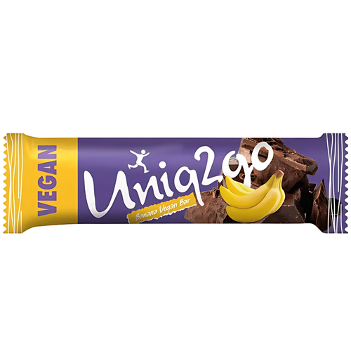 UNİQ2GO Muzlu Vegan Proteinli Bar 38g