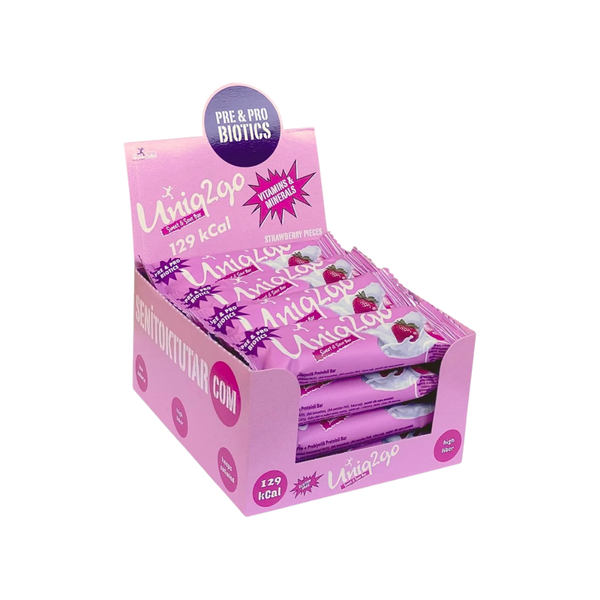 UNİQ2GO Tatlı-Ekşi Pre-Probiyotik Proteinli Bar 38g x 16 Adet