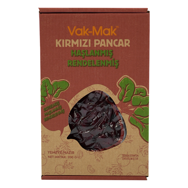 VAK-MAK Kırmızı Pancar Haşlanmış Rendelenmiş 200g