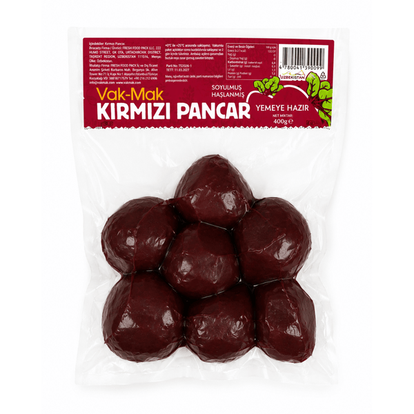 VAK-MAK Kırmızı Pancar Haşlanmış Yemeye Hazır 400g