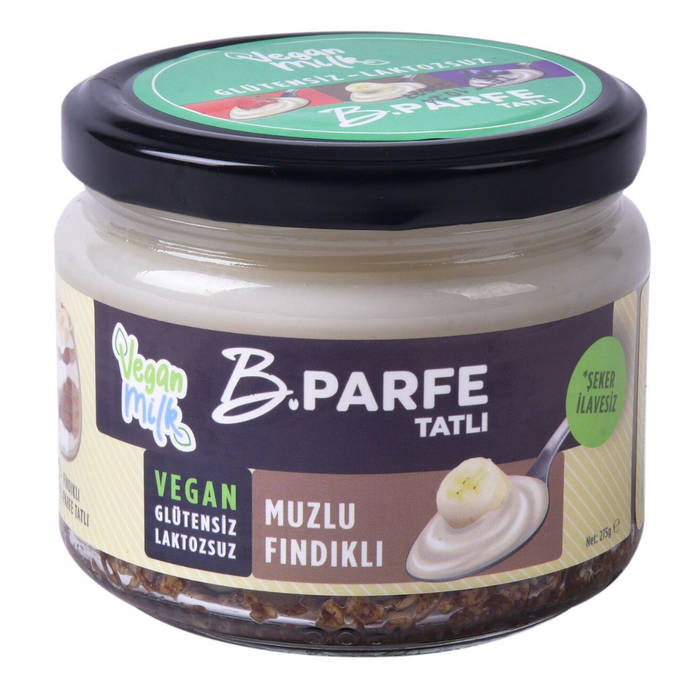 VEGAN MİLK B.Parfe Muzlu Fındıklı Parfe Tatlı 275g