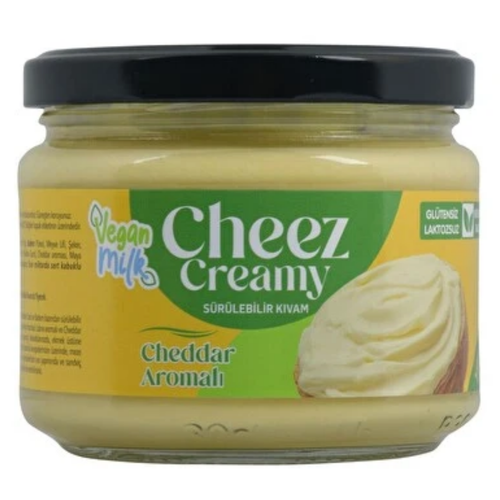 Vegan Milk Cheez Cheddar Krem Peynir 250g