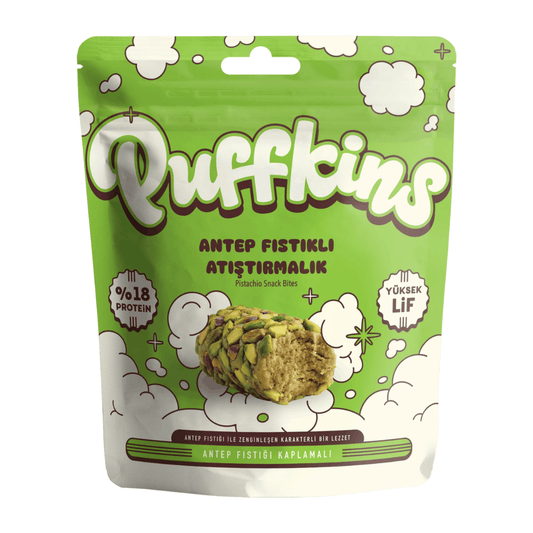 VEGGY Puffkins Antep Fıstıklı Atıştırmalık 75g