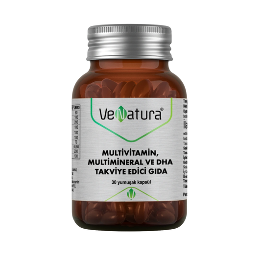 VENATURA Multivitamin Multimineral ve DHA 30 Kapsül