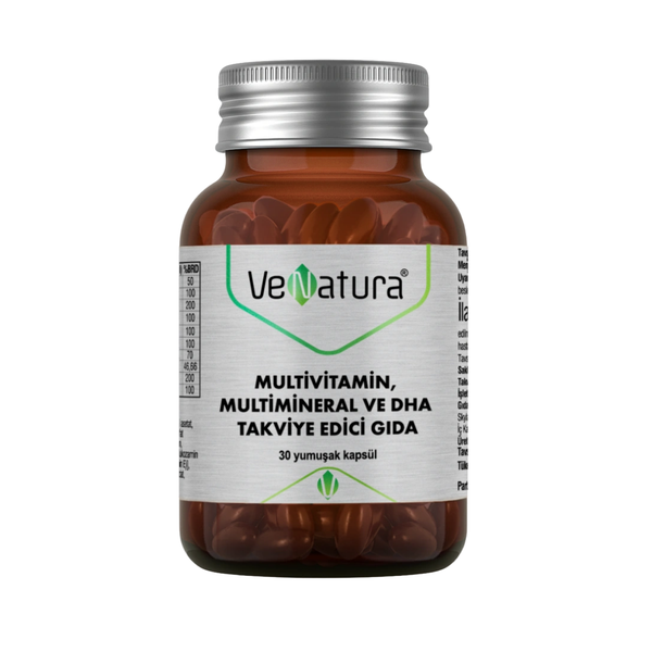 VENATURA Multivitamin Multimineral ve DHA 30 Kapsül