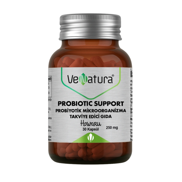 VENATURA Probiotic Support Mikroorganizma 30 Kapsül 250mg