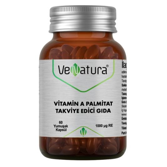 VENATURA Vitamin A Palmitat Takviye Edici Gıda 60 Kapsül Kutulu
