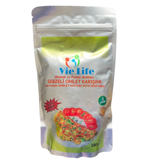 VİE LİFE Proteini Azaltılmış Sebzeli Omlet Karışımı 180g