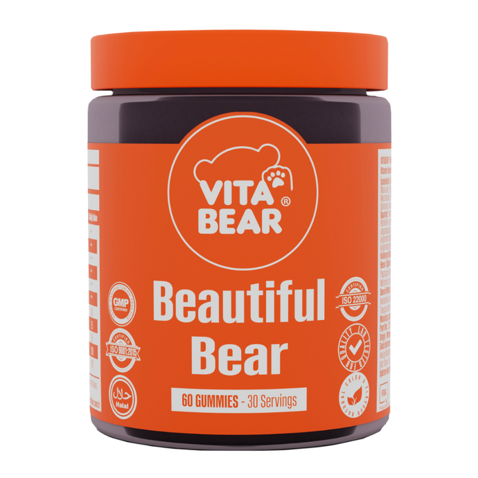 VITABEARS Beatiful Bear (Cilt Vitamini) 60 Gummies
