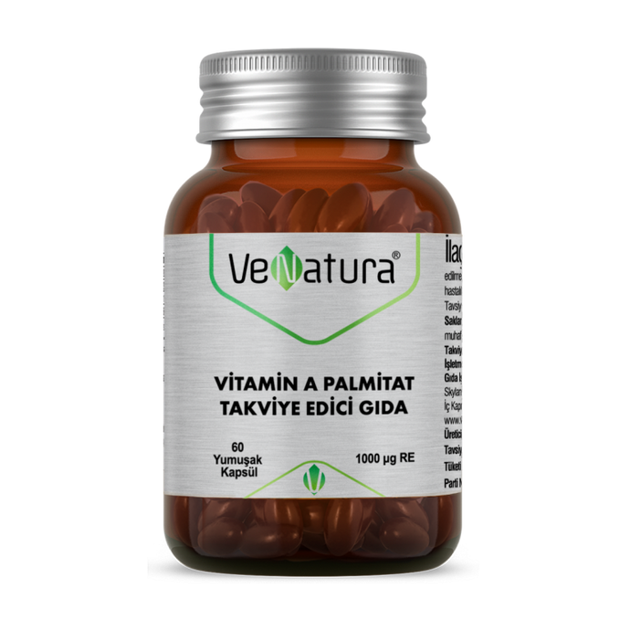 VENATURA Vitamin A Palmitat Takviye Edici Gıda 60 Kapsül Kutulu