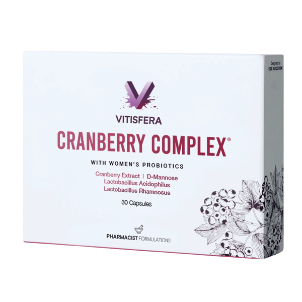 VİTİSFERA Cranberry Complex - Turna Yemişi Ekstresi, D-mannoz, Probiyotik 30 Kapsül