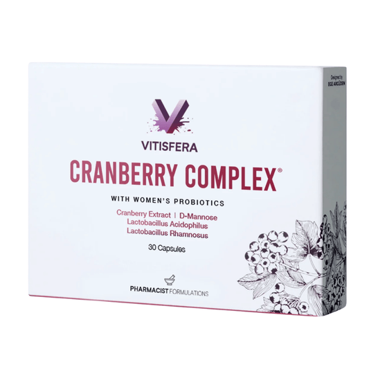 VİTİSFERA Cranberry Complex - Turna Yemişi Ekstresi, D-mannoz, Probiyotik 30 Kapsül