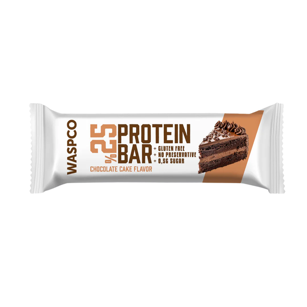 WASPCO Bitter Çikolata Kaplı Çikolatalı Kek Aromalı Protein Bar 36g
