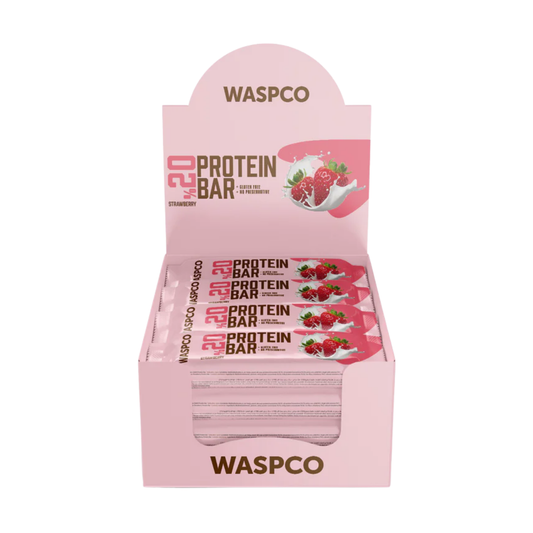 WASPCO Çilekli Protein Bar 40g x 16 Adet