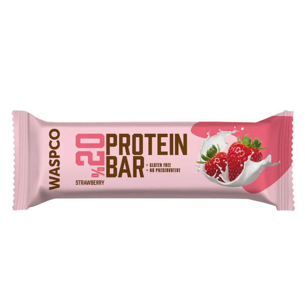 WASPCO Çilekli Protein Bar 40g