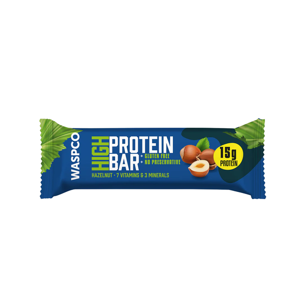 WASPCO Fındıklı Yüksek Protein Bar 50g