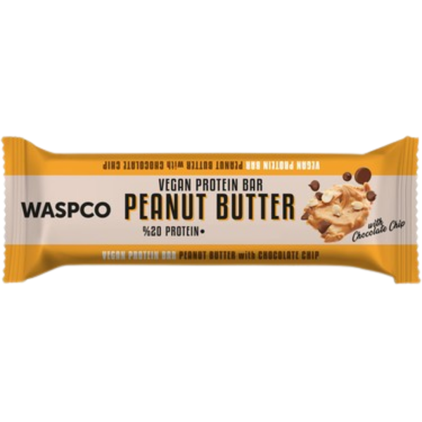 WASPCO Fıstık Ezmeli Vegan Protein Bar 40g