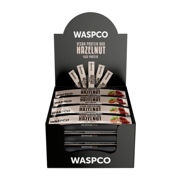 WASPCO Hurmalı Ve Fındıklı Vegan Protein Bar 40g x 16 Adet