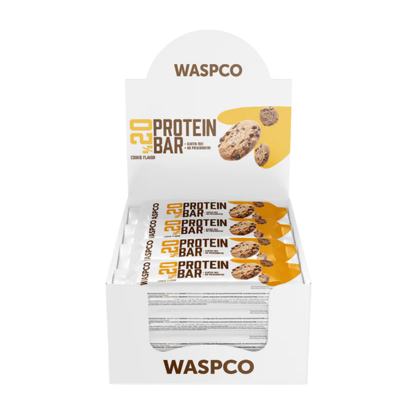 WASPCO Kurabiye Aromalı Protein Bar 40g x 16 Adet