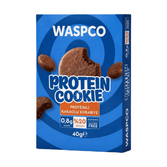 WASPCO Proteinli Glutensiz Kakaolu Kurabiye 40g