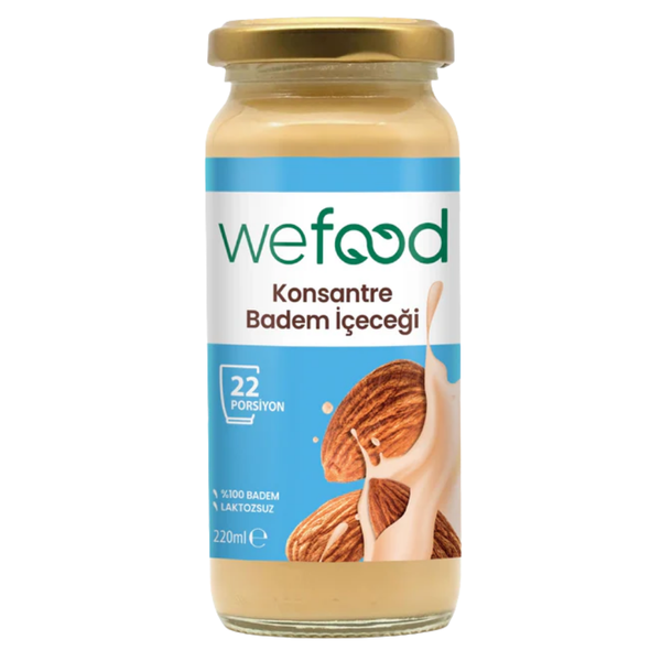 WEFOOD Badem Sütü Konsantresi (%100 Badem) 220ml