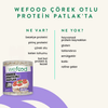 WEFOOD Çörek Otlu Protein Patlak 80g