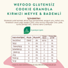 WEFOOD Glutensiz Granola Kırmızı Meyve & Bademli 250g