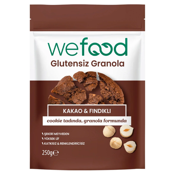 WEFOOD Glutensiz Granola Kakao & Fındıklı 250g