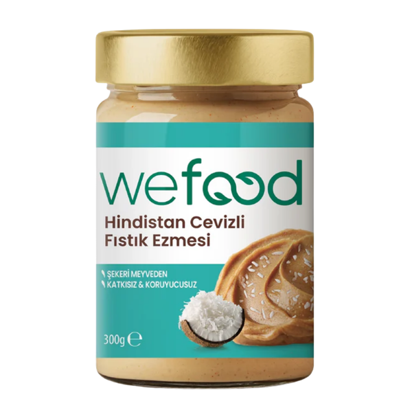 WEFOOD Hindistan Cevizli Fıstık Ezmesi 300g