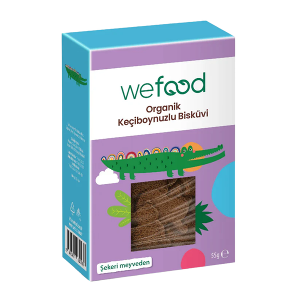 WEFOOD Kids Organik Keçiboynuzlu Bisküvi 55 gr