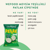 WEFOOD Mevsim Yeşillikli Patlak Cipsi 60g