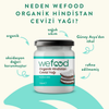 WEFOOD Organik Hindistan Cevizi Yağı 150ml (Soğuk Sıkım)