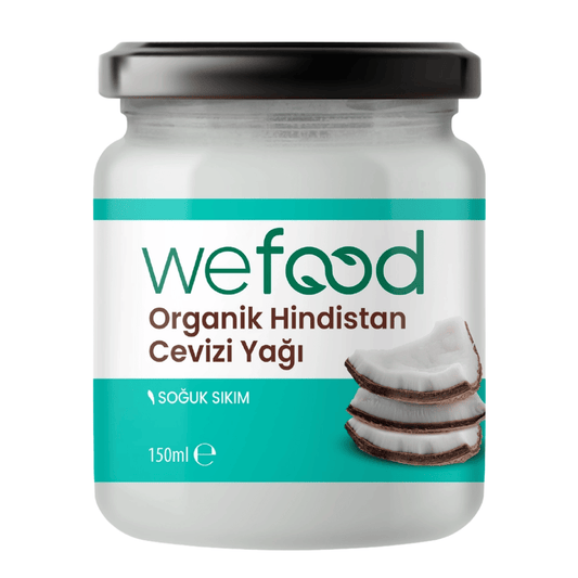 WEFOOD Organik Hindistan Cevizi Yağı 150ml (Soğuk Sıkım)