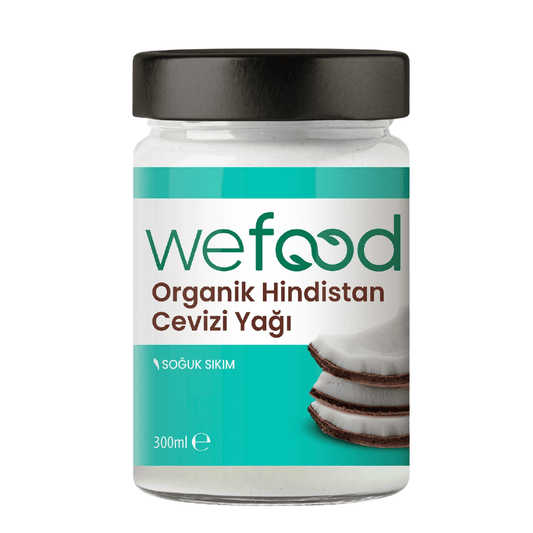 WEFOOD Organik Hindistan Cevizi Yağı 300ml (Soğuk Sıkım)
