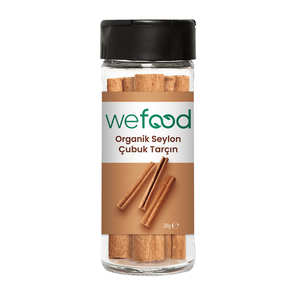 WEFOOD Organik Seylon Tarçın Çubuk 20g