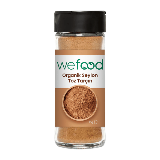 WEFOOD Organik Seylon Tarçın Tozu 45g