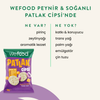 WEFOOD Peynir & Soğanlı Patlak Cipsi 60g