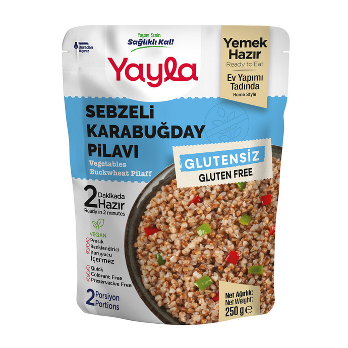 YAYLA Glutensiz Sebzeli Karabuğday Pilavı 250g