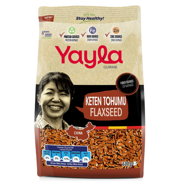YAYLA Gurme Keten Tohumu 500g