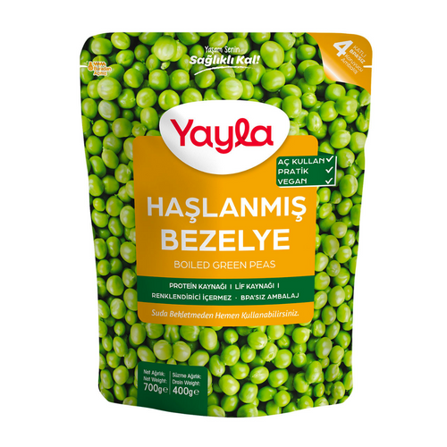 YAYLA Haşlanmış Bezelye 700g