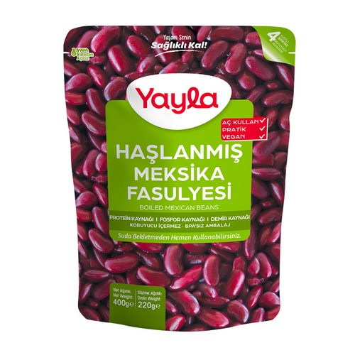 YAYLA Haşlanmış Meksika Fasulyesi 400g