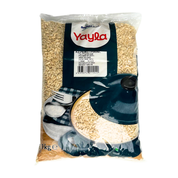 YAYLA Kepekli Pirinç 1kg