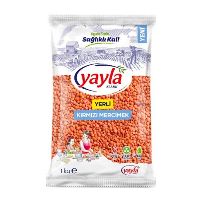 YAYLA Kırmızı Mercimek 1Kg