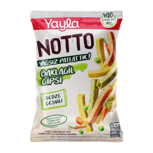 YAYLA Notto Sebze Çeşnili Baklagil Cipsi 55g